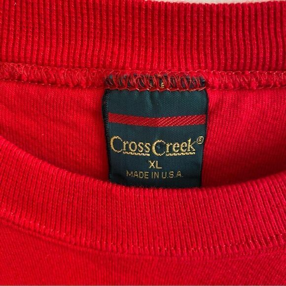 Cross Creek Vintage Sweatshirt Crewneck Red Golf Men’s XL Made In USA - Picture 3 of 7